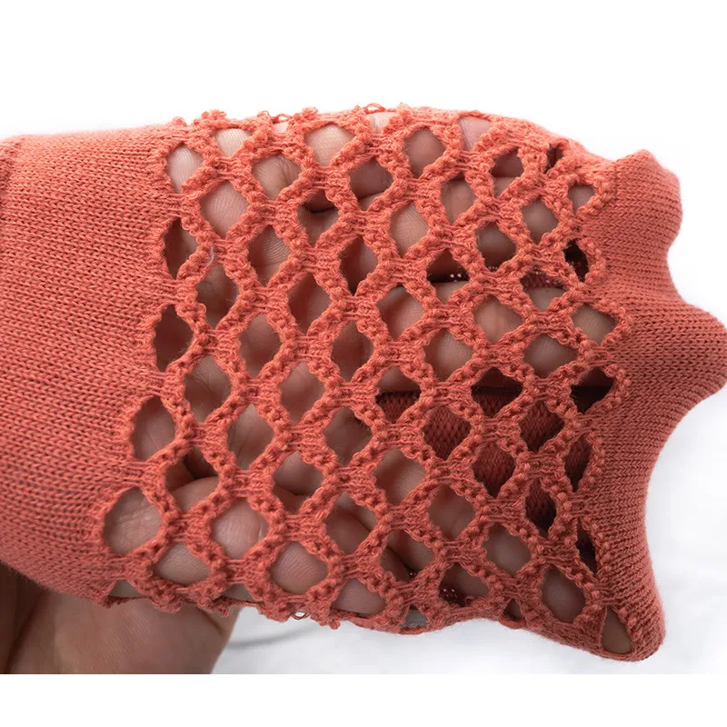 Xianghui Instep Breathable Mesh Toe Wholesale Anti Slip Sports Yoga Socks in Summer Spring