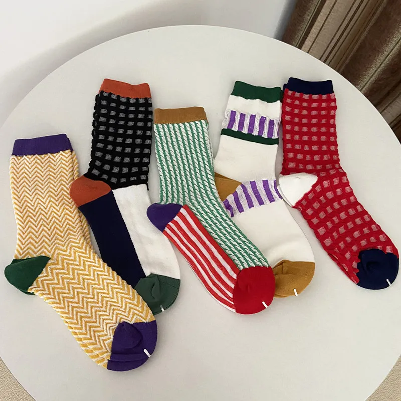 Xianghui Can Custom Solid Color High Stockings Trendy High Stockings Socks