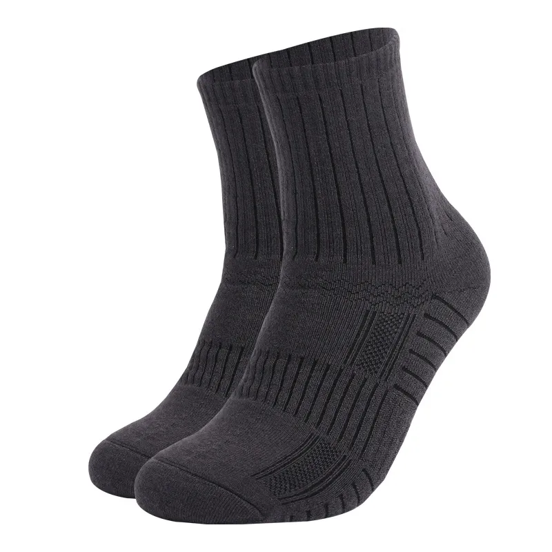 Xianghui Custom Logo Men's Merino Wool Socks Wool Blend Boot Outdoor Recycled Socks