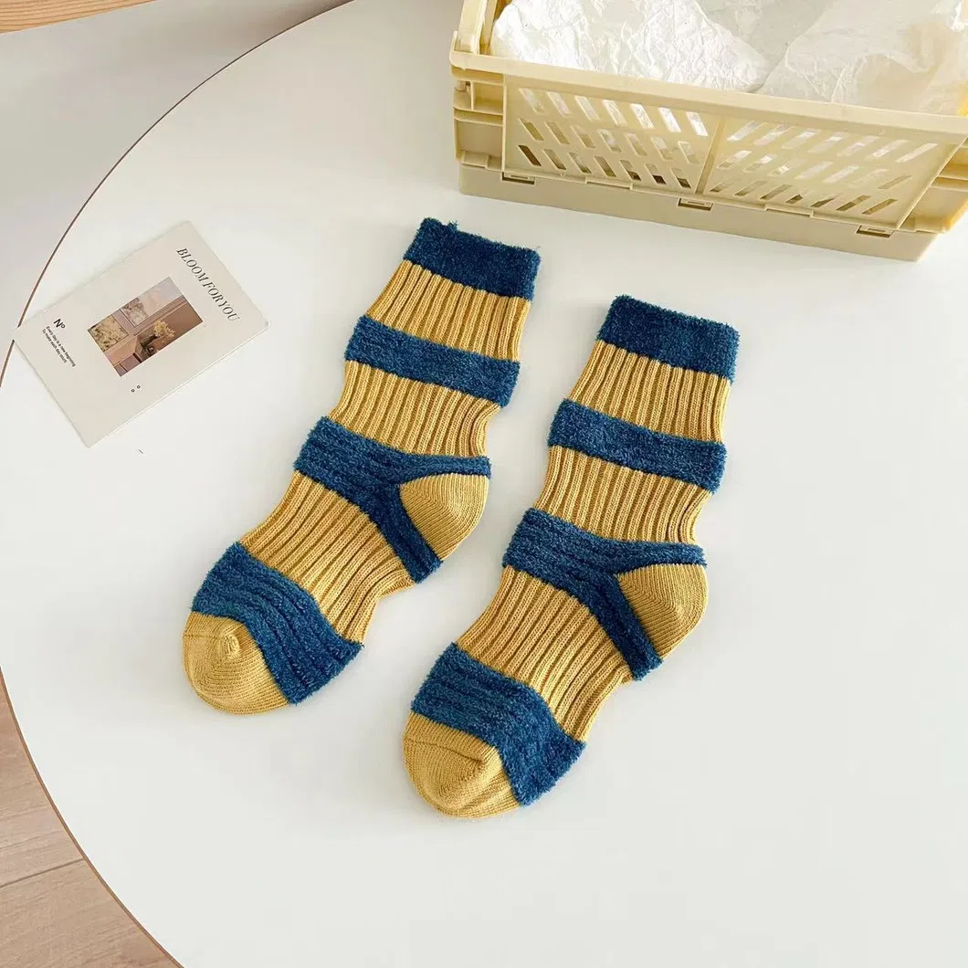 Xinanghui Custom Wholesale Socks Winter Crew Custom Breathable Soft Warm Socks Women