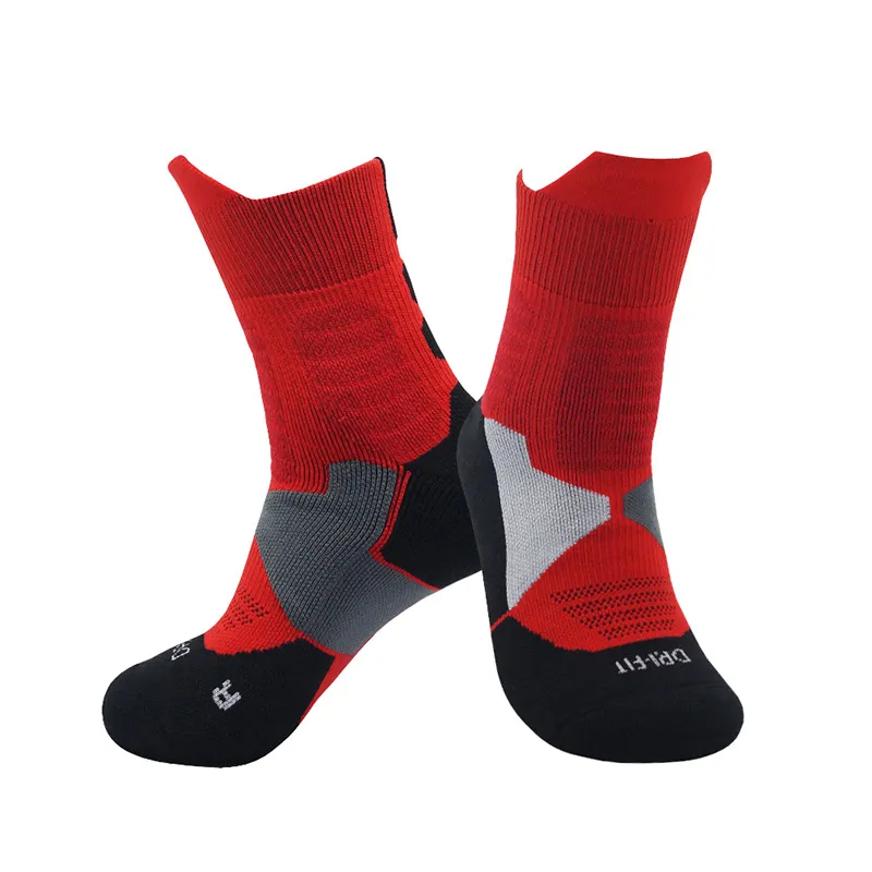 Xianghui Wholesale Can Custom Elite Basketball Sport Long Custom Logo Socks