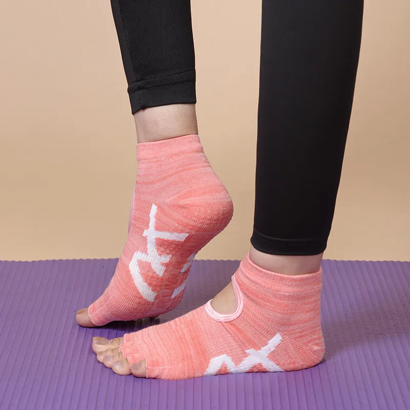 Xianghui Wholesale Cotton Elastic Breathable Non-Slip Yoga Toe Ankle Socks