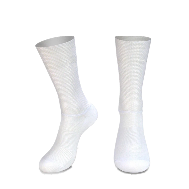 Xianghui Can Custom Logo Anti Slip Silicone Cycling Bicycle Sport Running Socks