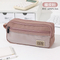 Blank Solid Color Customized Logo Wholesale Fashion Portable Pencil Case Small Student Oxford Pen Pencil Bag for School
