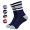 Xianghui New Wholesale 100% Cotton White Crew Custom Logo Socks