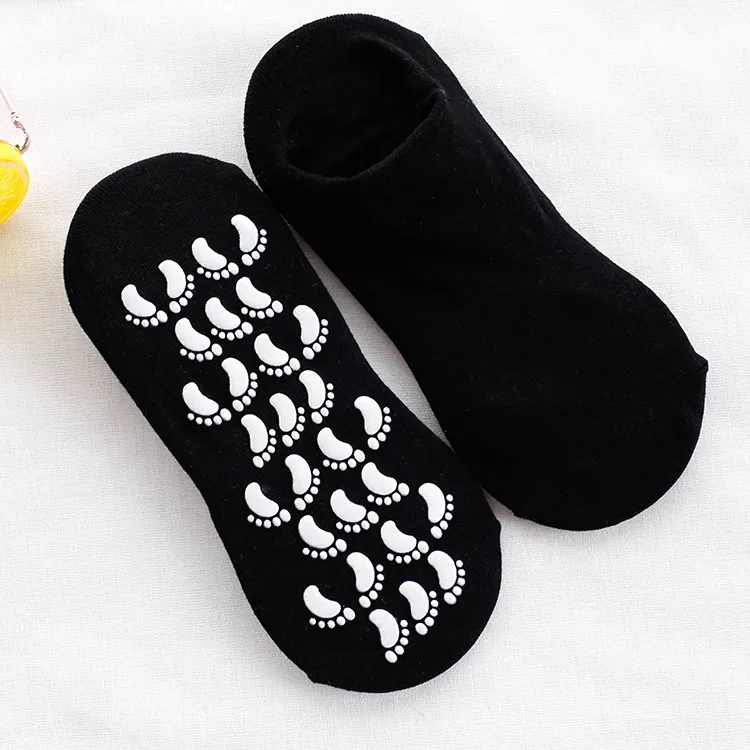 Men's and Women's Yoga Indoor Floor Cotton Non-Slip Ankle Socks