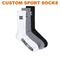Xianghui Custom Logo Crew Socks Men Running Sport Cycle Athletic Basketball Socks