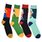 Xianghui World Famous Paintings Restoring Ancient Men Pure Cotton Tube Socks