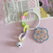 Xianghui Quality Custom Design Fashion Flower Sahpe Both Sides Acrylic Keychain