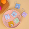 Xianghui Colorful Custom Patterns Animals Square Shape Acrylic Keychain