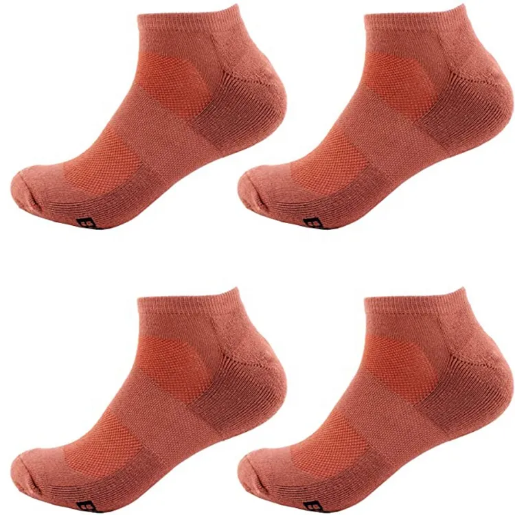 Xianghui Men's Bamboo Fiber Colored Sports Superior Wicking Athletic Ankle Socks