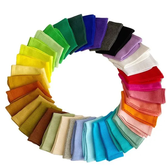 Xianghui Candy Color Women Crew Socks Fashion Cotton Socks
