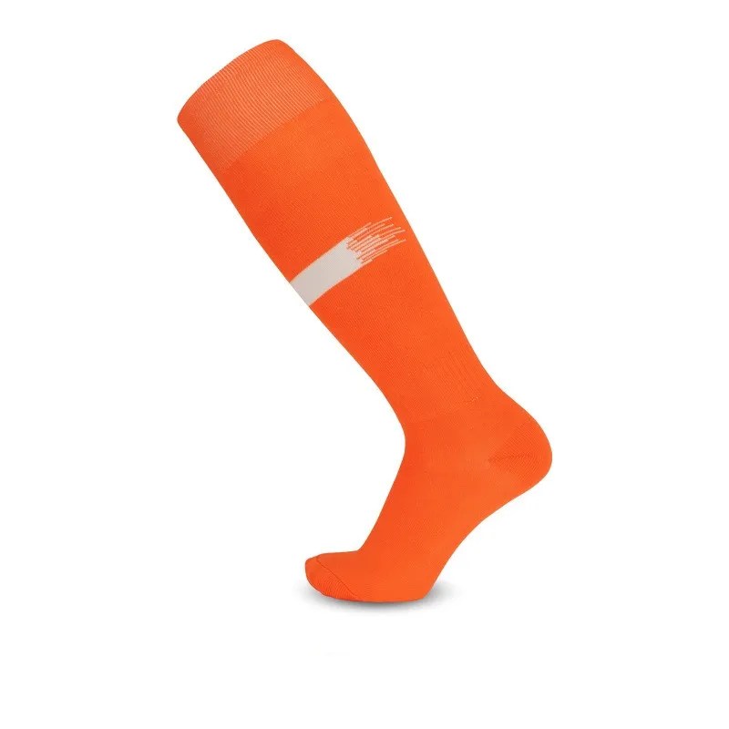 Xianghui Knee High Simple Style Bright Colorful Men Long Soccer Football Socks