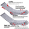 Xianghui Bamboo Socks Soft Athletic Hiking Crew Cushioned Dress Casual Socks