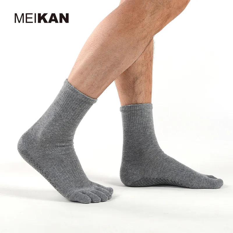 Xianghui Men's Toe Socks Yoga Socks Women's Professional Non-Slip Socks Indoor Floor Fitness Socks
