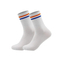 Xianghui Breathable Fashion Colorful Stripe Custom Logo Sport Socks for Adult