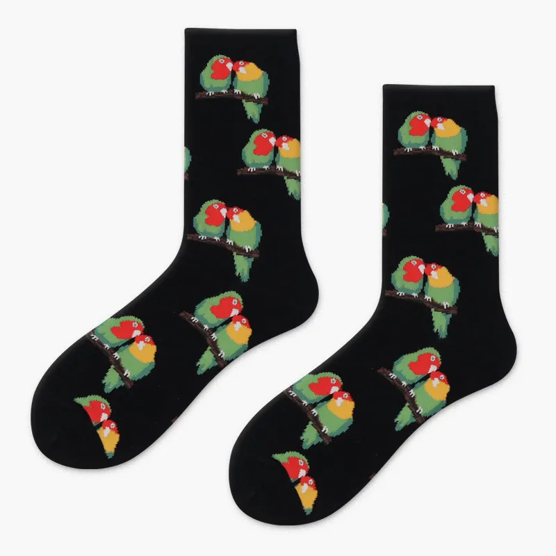 Xianghui Custom Funny Dress Jacquard Fashion Cotton Crew Socks