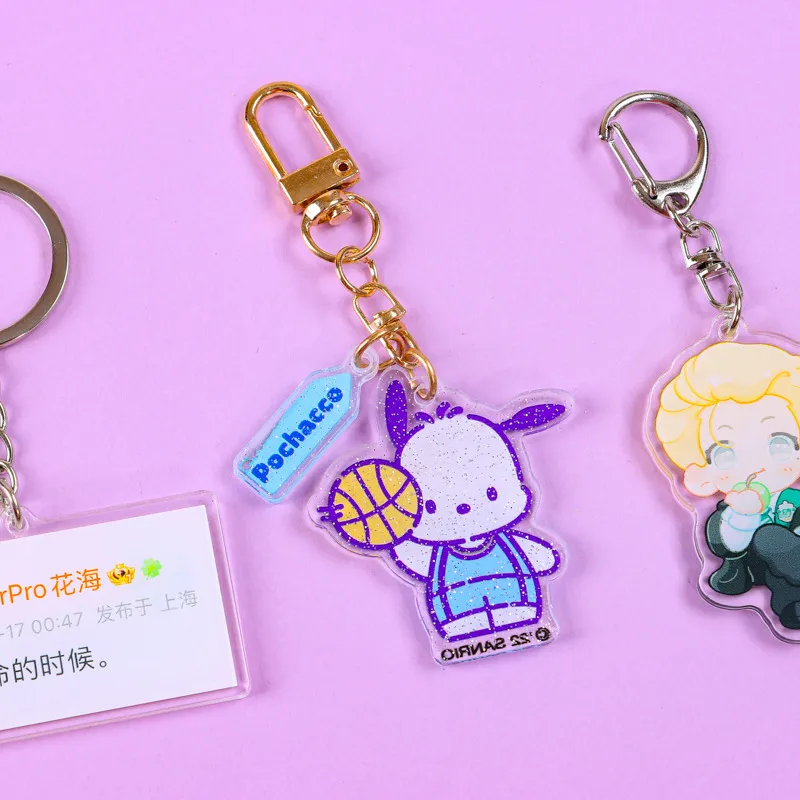Xianghui Acrylic Pendant Decoration Gifts Key Holder Can Customize The Creative Motivational Blessing Text