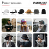 Blank 6 Panel Dad Hat with Custom Logo Embroidery 100% Cotton Twill Adjustable Sports Cap