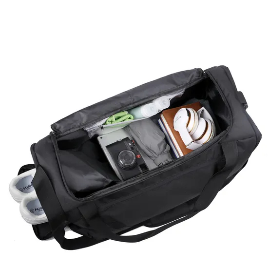 Xianghui Lightweight Large Travel Bag Waterproof Gym Outdoor Sports Bag Zipper String Closure Customizable Logo Low MOQ