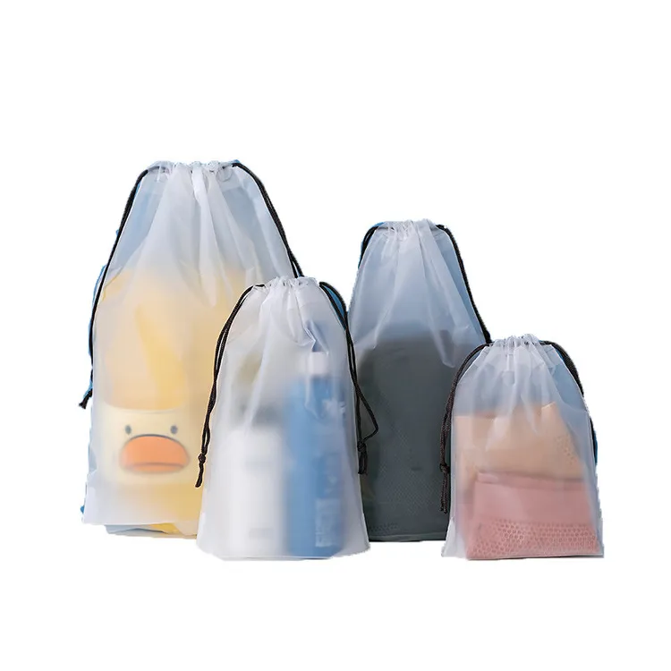 Xianghui Frosted Drawstring Clothes Shoes Dustproof Drawstring Travel Storage Bag