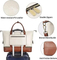 Xianghui Travel Waterproof Sports Gym Waxed Canvas Duffel Bag Leather Trolley