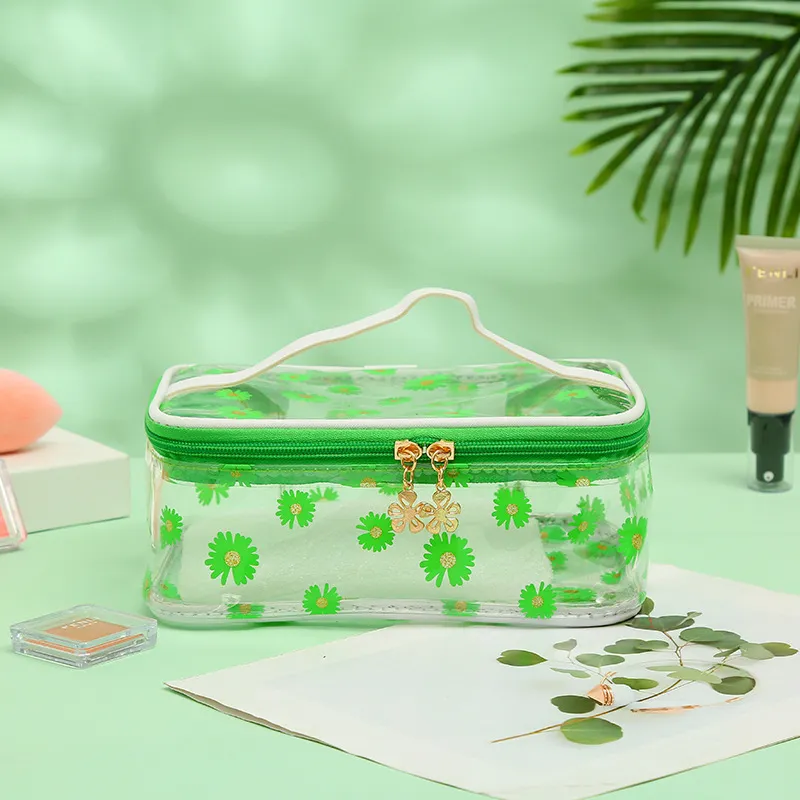 Xianghui Custom Toiletry Bags Packaging Gift Make up PVC Zipper Cosmetic Wash Beauty Makeup Cosmetic Bag