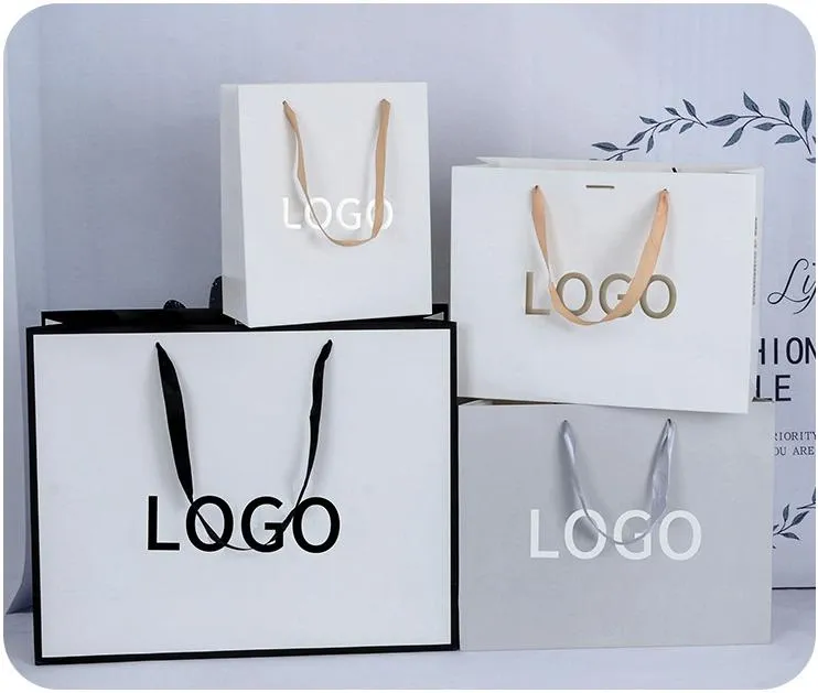 Xianghui Wholesale Kraft Paper Tote Bags Eco-Friendly Shopping Packaging