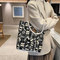 Xianghui Custom Ladies Alphabet Print Shoulder Eco Friendly Large Canvas Tote Bag