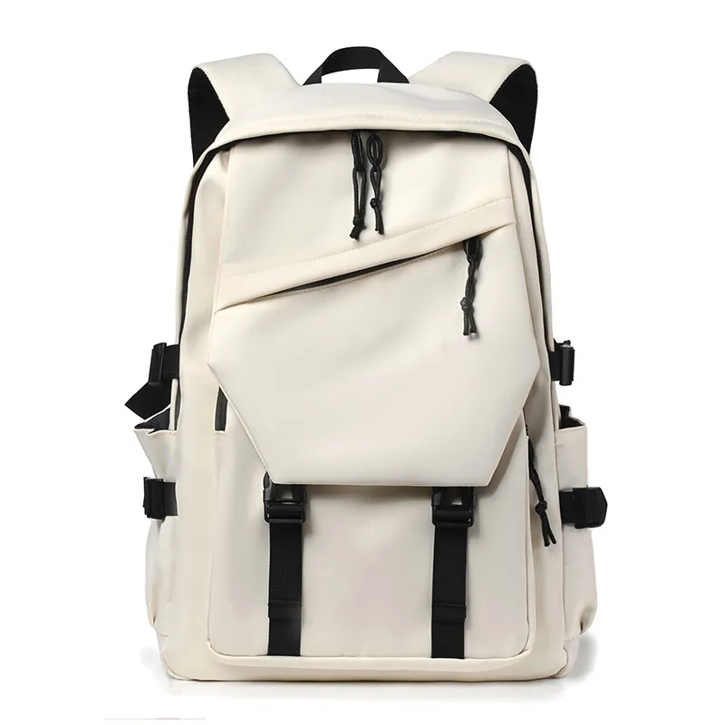 Xianghui Can Made New Load Reduction Schoolbag Male and Female College Students Large Capacity Polyester Backpack