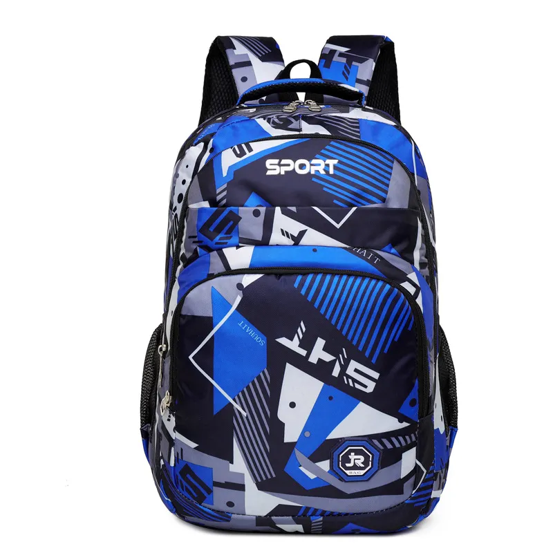 Fashion Joker Water-Splashing Men's Large-Capacity Computer Schoolbags Outdoor Travel Backpacks
