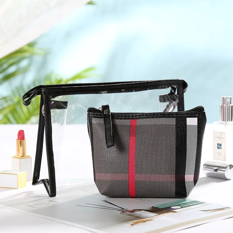 Custom Makeup Bag Portable PU Leather Waterproof Toiletry Pouch Travel Make up Bag Cosmetic Bag