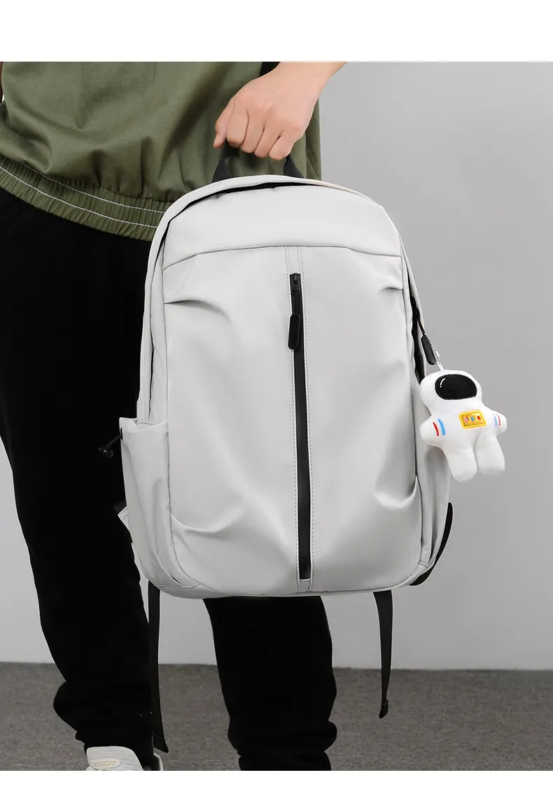 Backpack Casual Street Oxford Waterproof Schoolbag Backpack for Men and Women