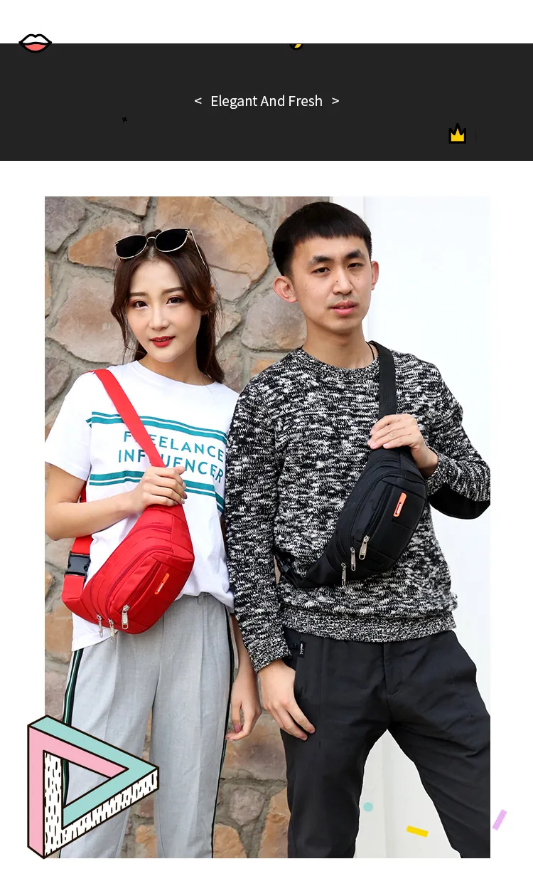 Fashion Nylonfashion Nylon Hiking Crossbody Phone Pouch Waist Bag Travel Sport Fanny PA Hiking Crossbody Phone Pouch Waist Bag Travel Sport Fanny Pack for Women
