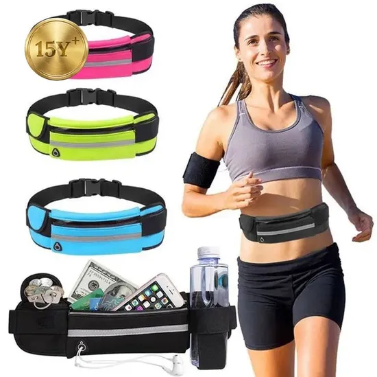 Xianghui Wholesale Adjustable Outdoor Sport Running Belt Water Resistant Running Bag