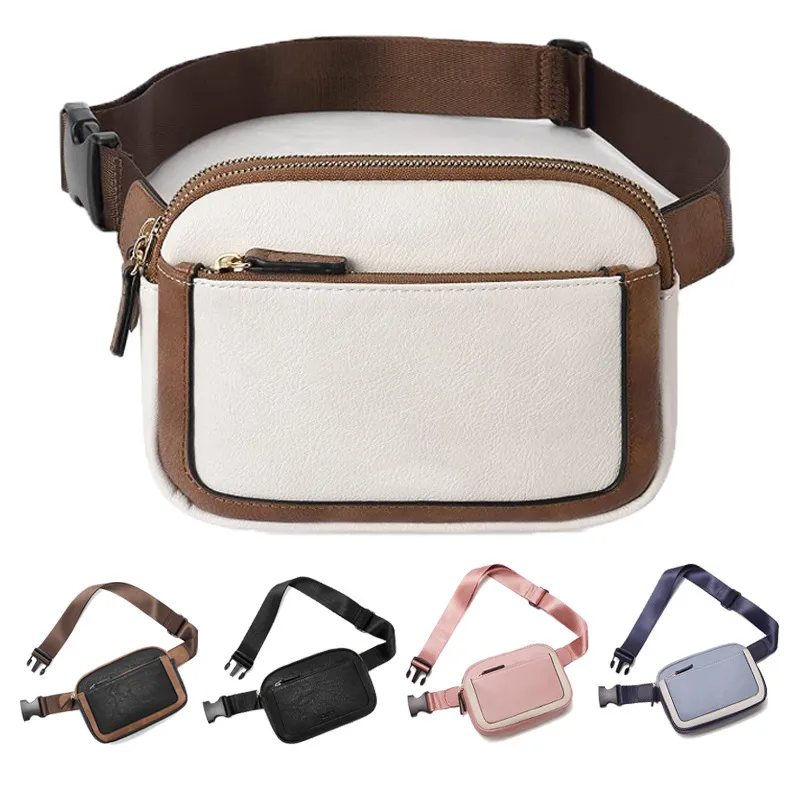 Custom Logo Oxford Sports Running Side Belt Hip Leg Messenger Bum Belt Sling Chest Crossbody Fanny Pack Men's Bag Waist Bags