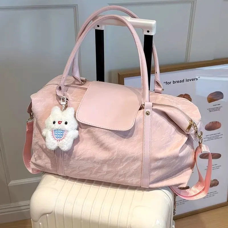 Xianghui Large Capacity Short Trip Tote Travel Bag Women New Business Lightweight Luggage Bag Gym Bag Maternity Storage Bag
