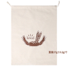 Reusable Baguette Bread Bag, Canvas Cotton Drawstring Pouch for French Baguettes, Eco-Friendly Bread Storage Bag