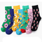 Xianghui Women's Funny Cotton Sweet Food Colorful Birthday Gift Socks