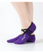 Xianghui Round Head Backless Print Logo Invisible Small Lace-up Sports Yoga Socks