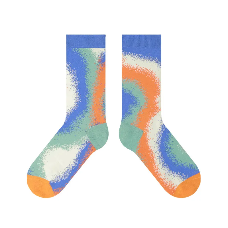 Xianghui Men Unisex High Quality Design Leggings Cotton Crew Socks
