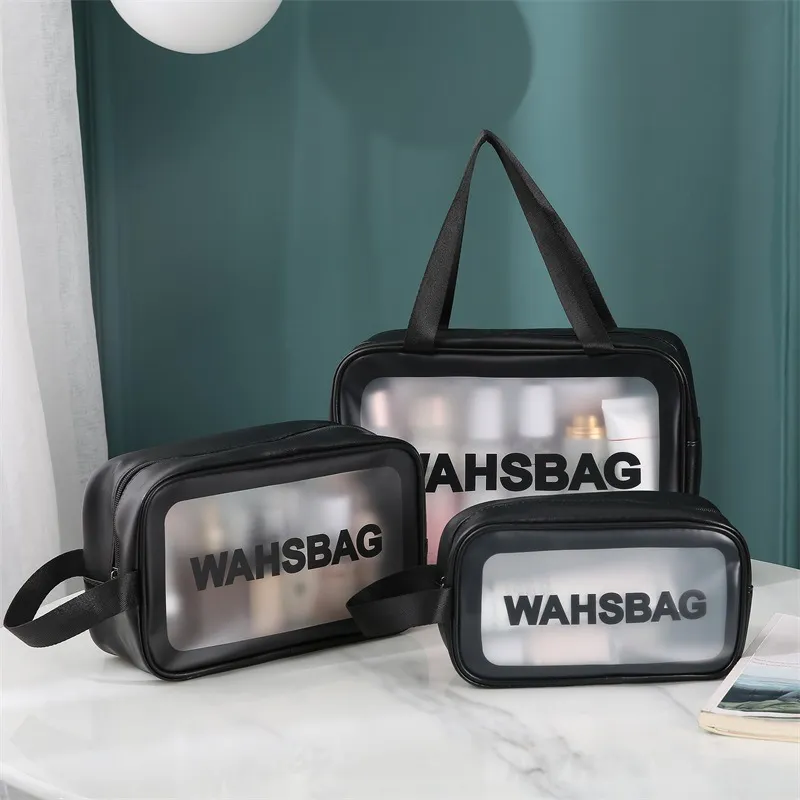 Xianghui Custom Waterproof Makeup Bag Portable PU Travel Cosmetic Pouch