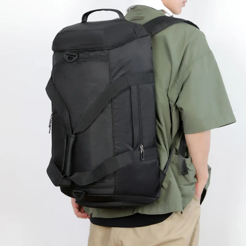 Xianghui Lightweight Large Travel Backpack Low MOQ Dry Wet Separation Multifunctional Sports Bag Custom Logo Zipper Business