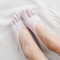Xianghui Ice Silk Ultra Thin Hollowed-out Mesh Cross Strap Five Finger Invisible Yoga Socks
