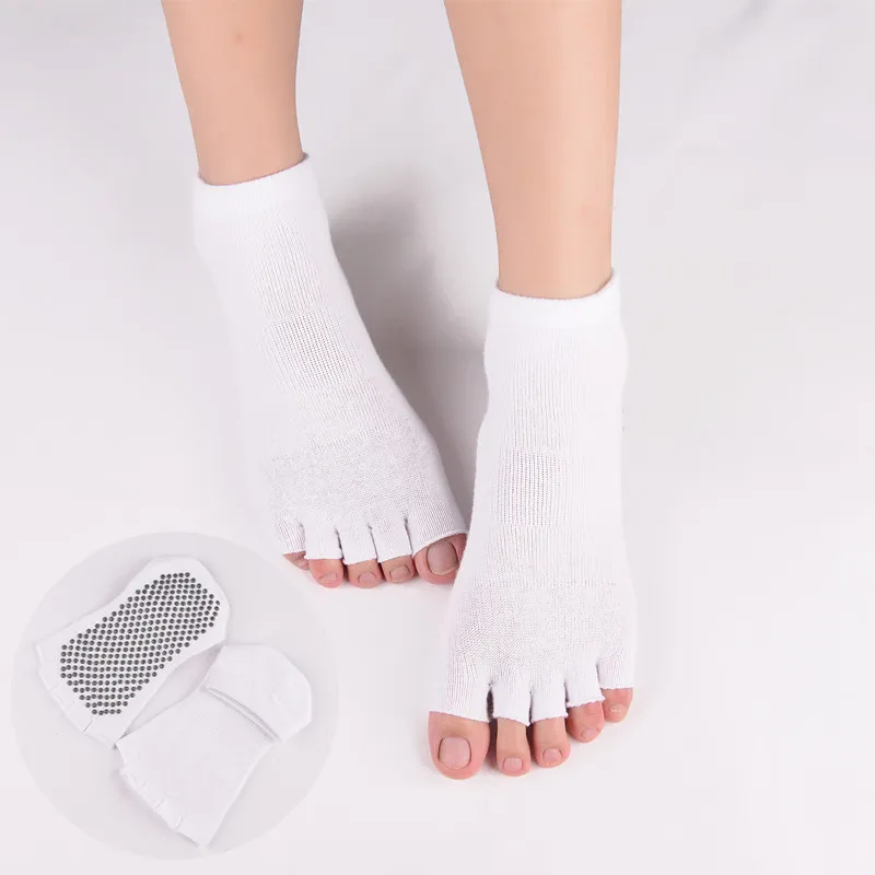 Xianghui Wholesale Custom Cotton Professional Sweat-Wicking Non-Slip Pilates Toe Yoga Socks