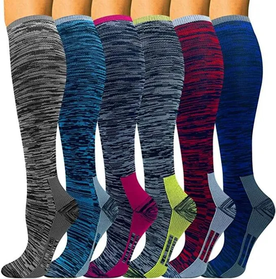 Xianghui Knee High Compression Socks Stocking for Men and Women