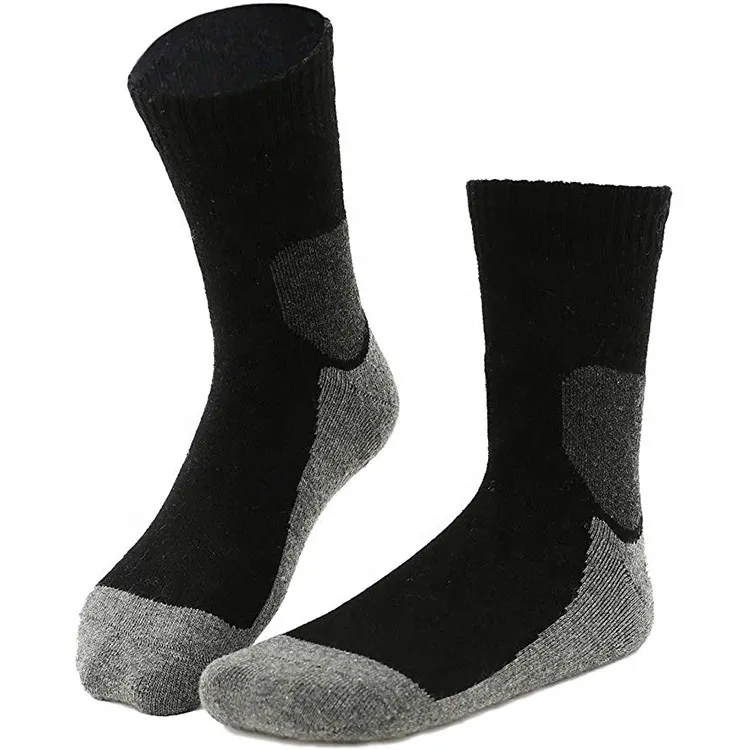 Xianghui Manufacture Wool Custom Logo for Men Merino Wool Warmer Socks