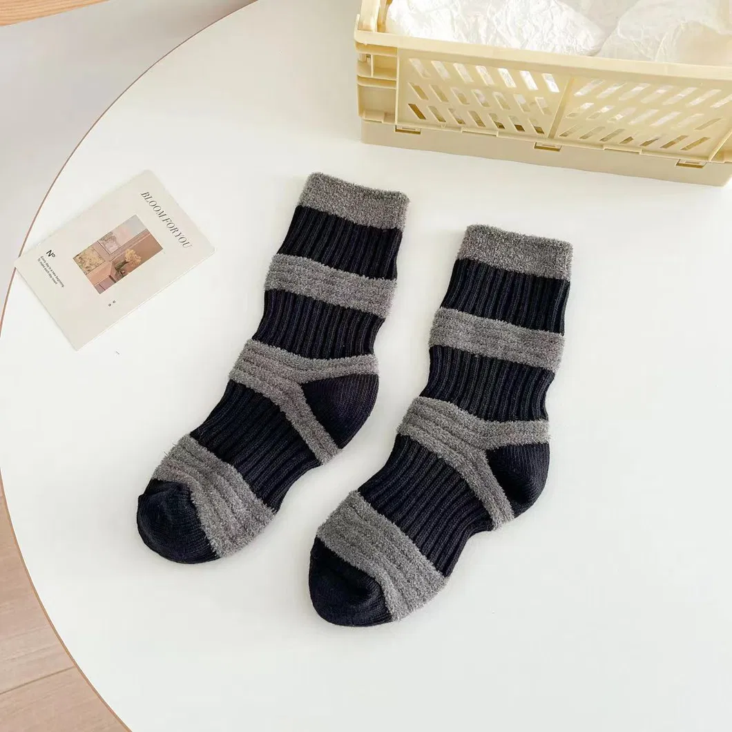 Xinanghui Custom Wholesale Socks Winter Crew Custom Breathable Soft Warm Socks Women