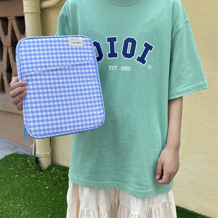 Xianghui Computer Bag Customized Check Pattern Laptop Sleeve Bag