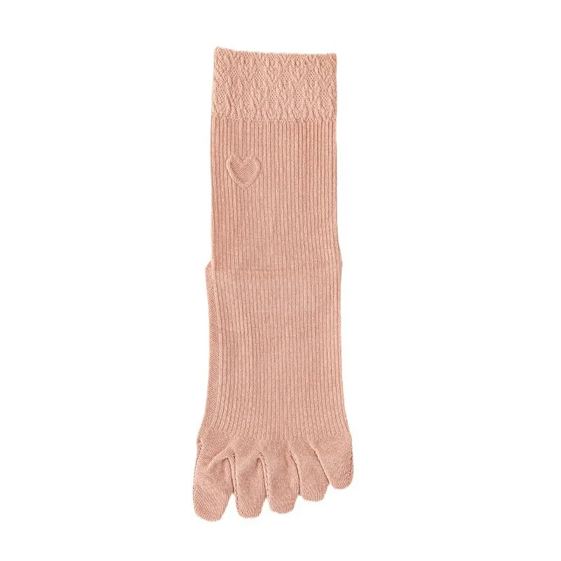 Xianghui Wholesale Combed Cotton Solid Color Deodorant Anti-Pilling Yoga Socks